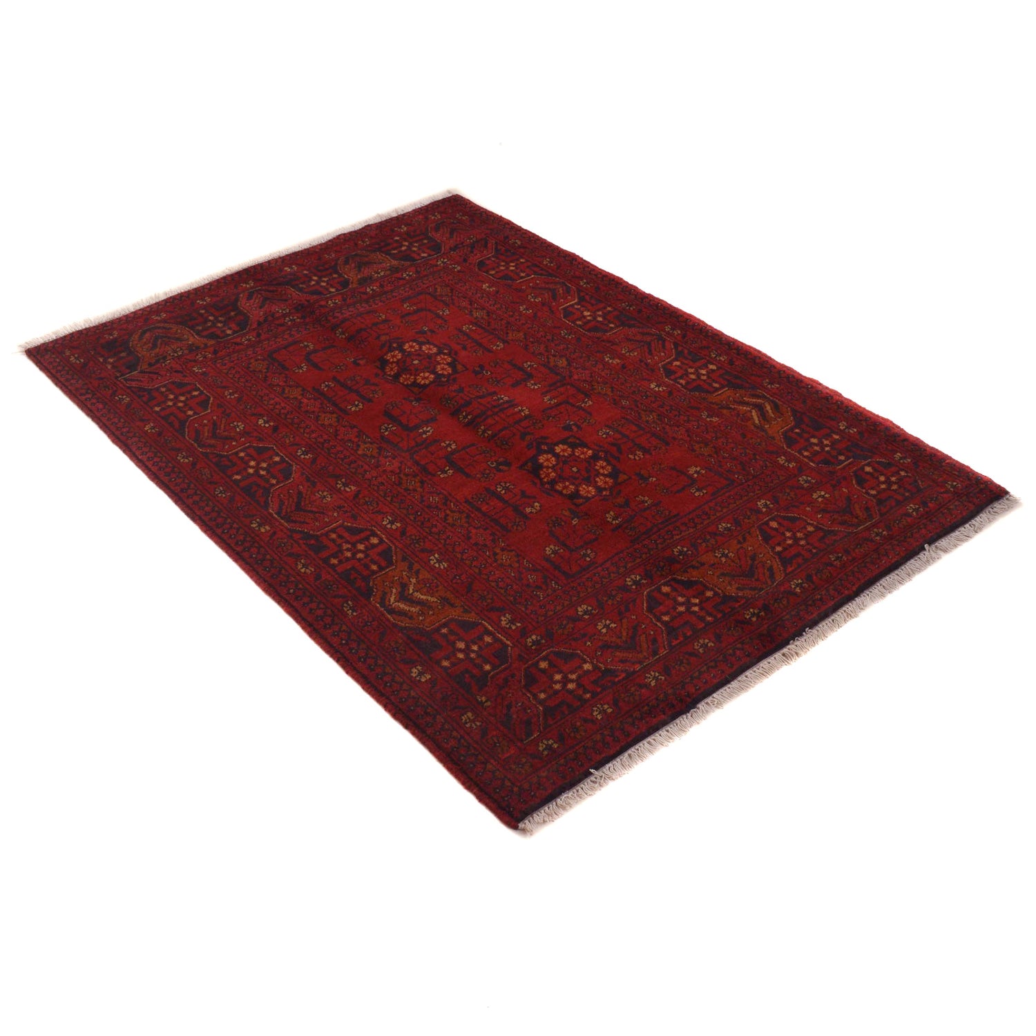 Khal Mohammadi Rug Handmade Red 3x5 ft