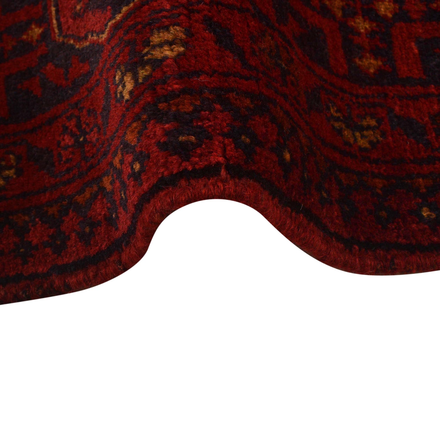 Khal Mohammadi Rug Handmade Red 3x5 ft