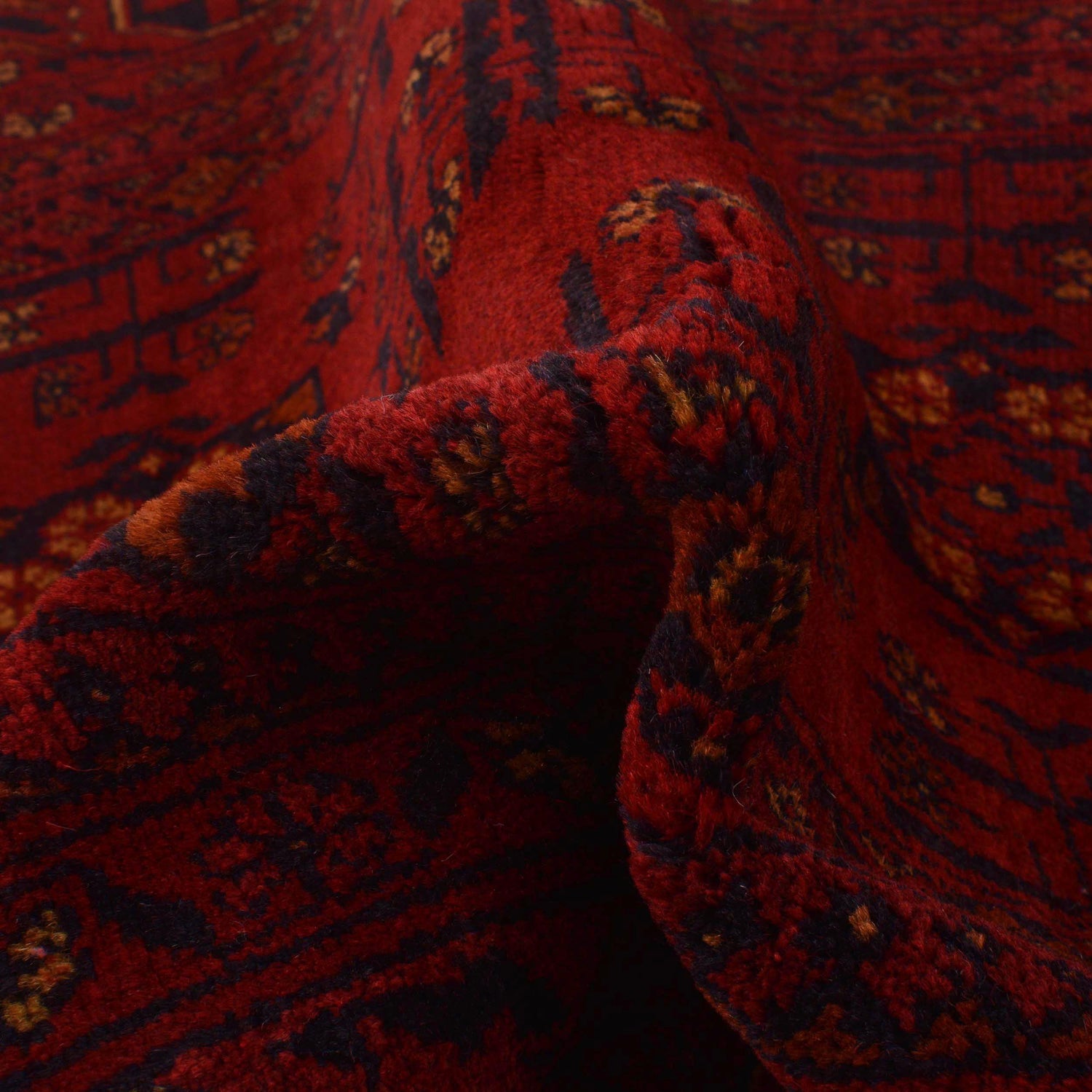 Khal Mohammadi Rug Handmade Red 3x5 ft