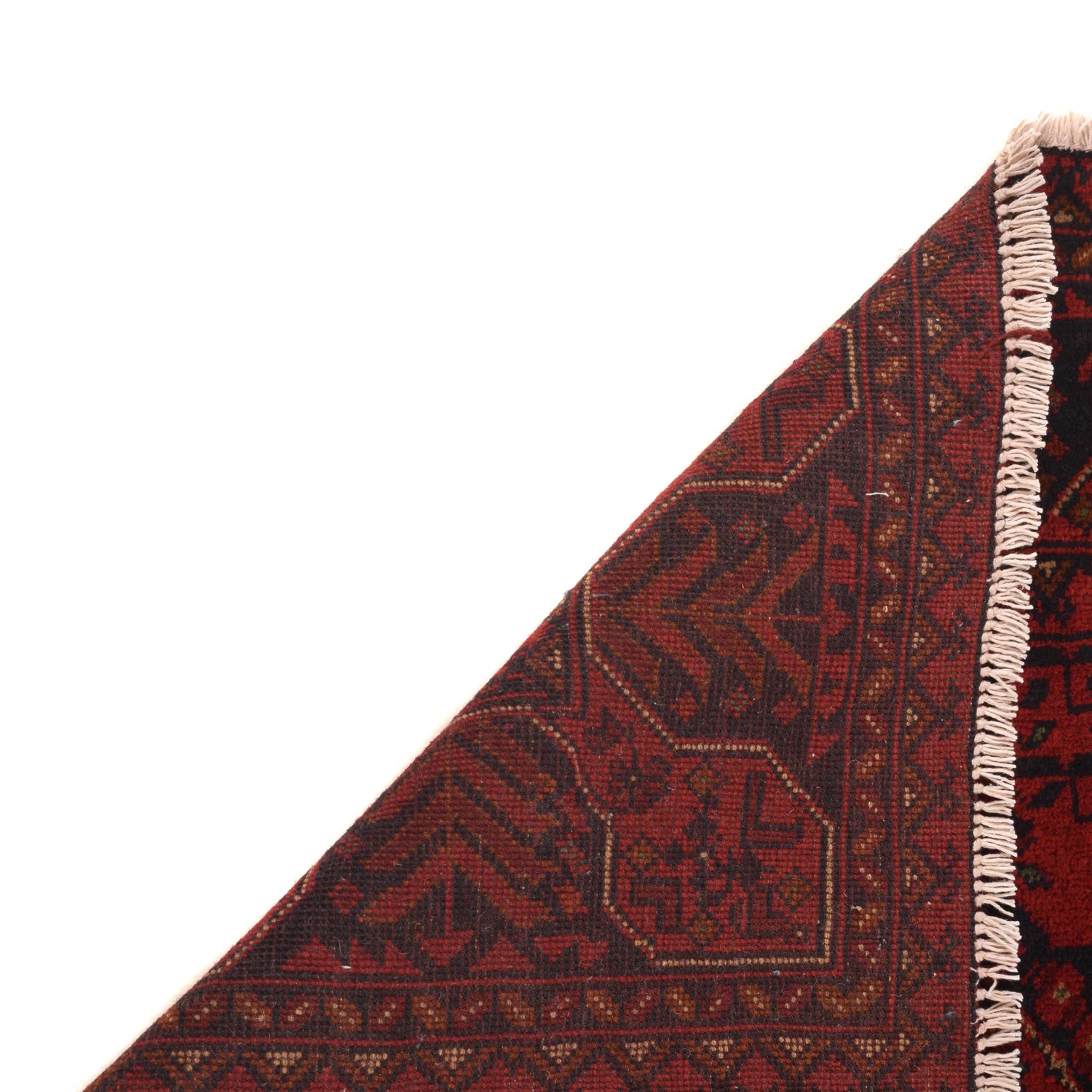 Khal Mohammadi Rug Handmade Red 3x5 ft
