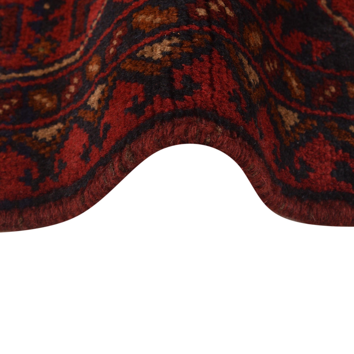 Khal Mohammadi Rug Handmade Red 3x5 ft