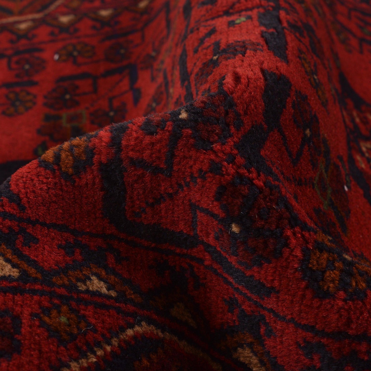 Khal Mohammadi Rug Handmade Red 3x5 ft