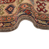 Kazak Rug Handmade Gray Medallion 3x5 ft