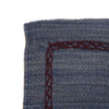 Embroidery Kilim Area Rug Handmade Blue Animal 4x7 ft