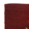 Embroidery Kilim Area Rug Handmade Red Animal 5x8 ft