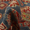 Kazak Rug Handmade Blue Medallion 3x5 ft