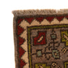Mamluk Area Rug Handmade Brown Medallion 3x5 ft