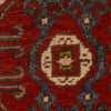 Mamluk Area Rug Handmade Brown Medallion 3x5 ft