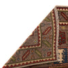 Mamluk Area Rug Handmade Brown Medallion 3x5 ft