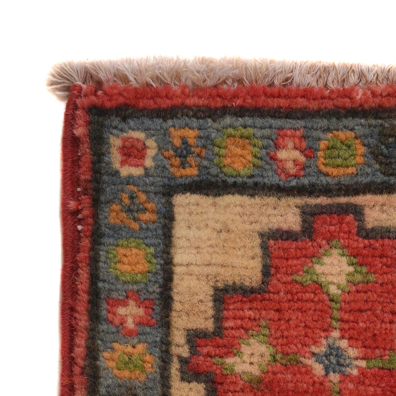 Kazak Rug Handmade Red Medallion 3x5 ft