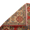Kazak Rug Handmade Red Medallion 3x5 ft