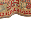 Kazak Rug Handmade Gray Medallion 4x6 ft