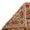 Kazak Rug Handmade Beige Medallion 3x5 ft