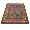 Kazak Rug Handmade Blue Medallion 3x5 ft