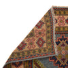 Kazak Rug Handmade Blue Medallion 3x5 ft