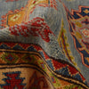 Kazak Rug Handmade Blue Medallion 3x5 ft