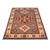 Kazak Rug Handmade Brown Medallion 3x5 ft