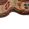Kazak Rug Handmade Brown Medallion 3x5 ft