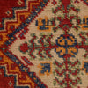 Kazak Rug Handmade Red Medallion 2x4 ft
