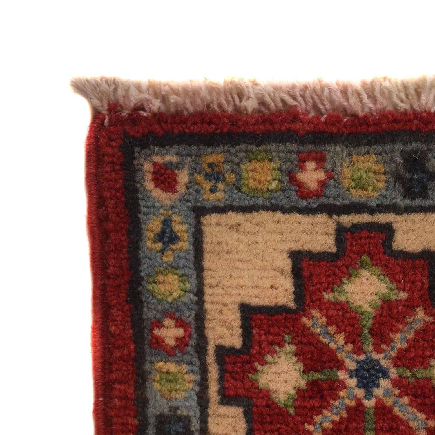 Kazak Rug Handmade Red Medallion 3x5 ft