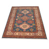 Kazak Rug Handmade Blue Medallion 3x5 ft