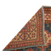 Kazak Rug Handmade Blue Medallion 3x5 ft