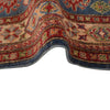 Kazak Rug Handmade Blue Medallion 3x5 ft