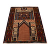 Baluchi Rug Handmade Multi Prayer Design 2x4 ft