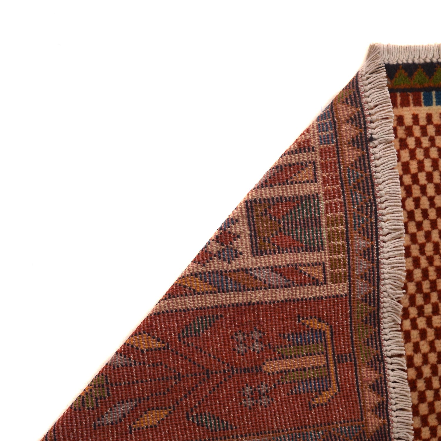 Baluchi Rug Handmade Multi Prayer Design 2x4 ft