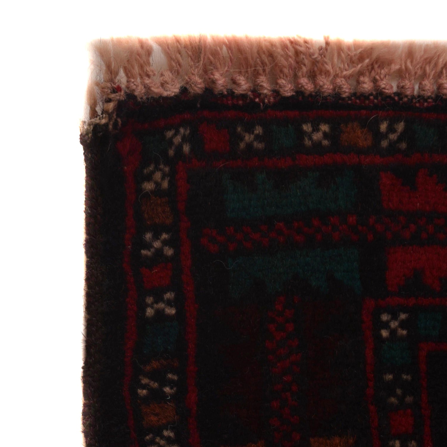 Baluchi Rug Handmade Multi Geometric 3x5 ft