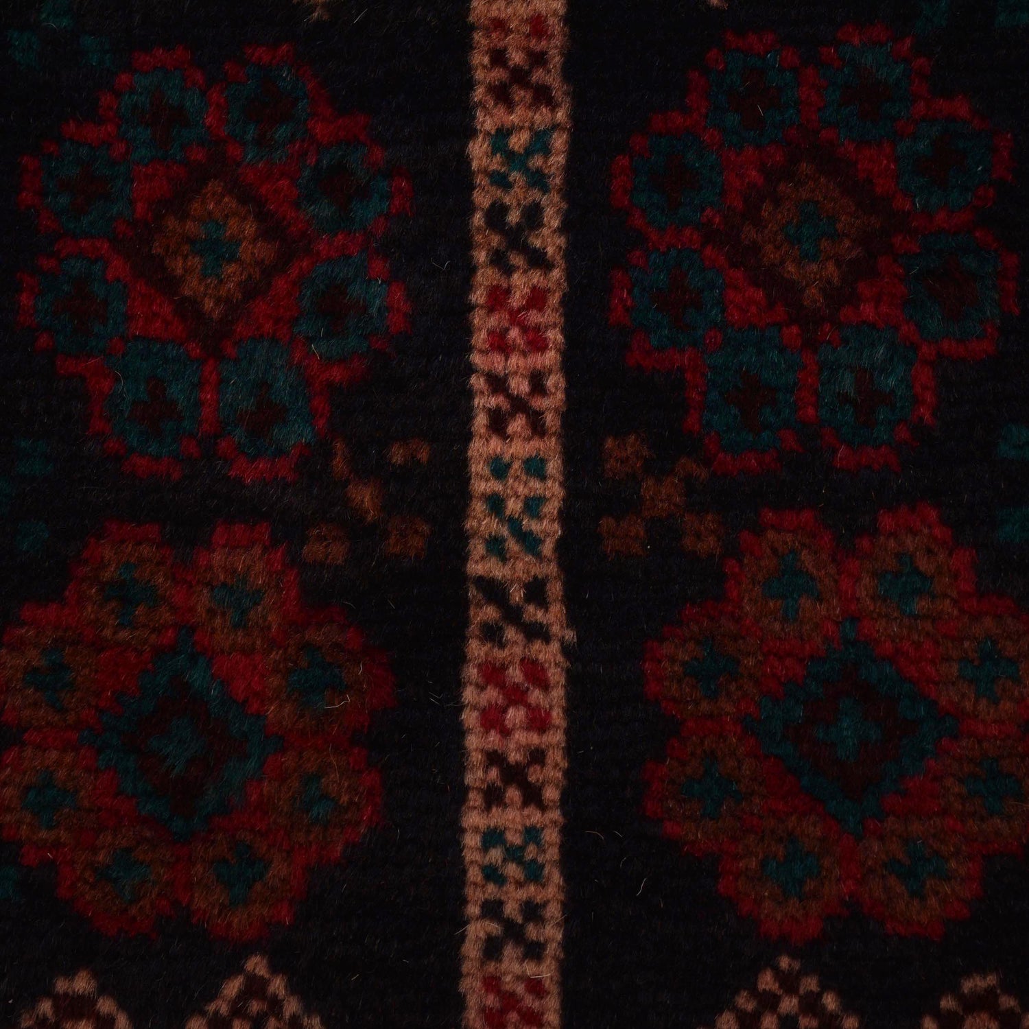 Baluchi Rug Handmade Multi Geometric 3x5 ft