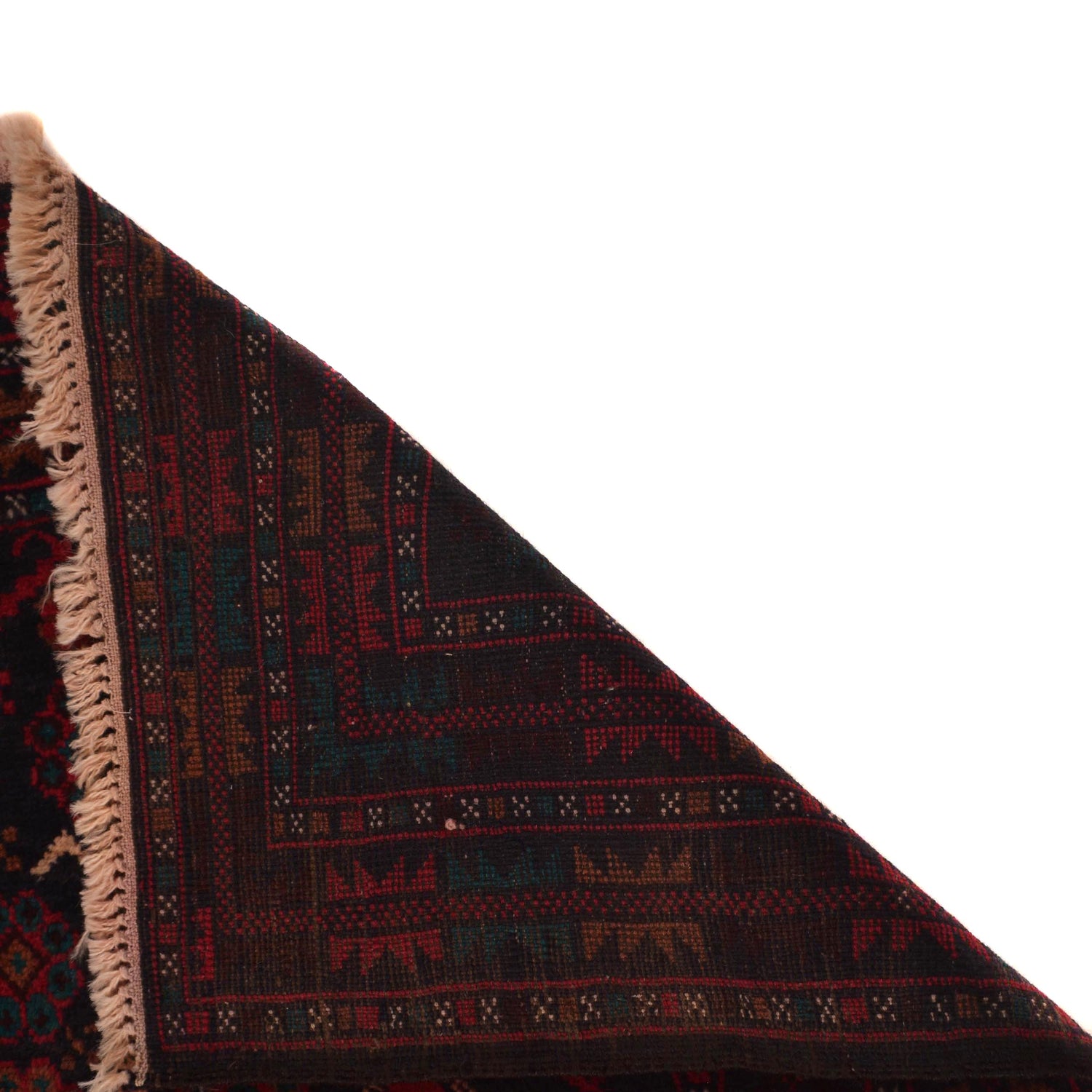 Baluchi Rug Handmade Multi Geometric 3x5 ft