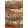 Tree Of Life Area Rug Handmade Multi Floral 7x10 ft