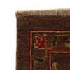 Sultani Area Rug Handmade Brown Floral 3x5 ft