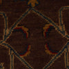 Sultani Area Rug Handmade Brown Floral 3x5 ft