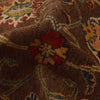 Sultani Area Rug Handmade Brown Floral 3x5 ft
