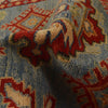Kazak Rug Handmade Blue Medallion 3x5 ft