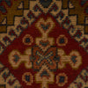 Kazak Rug Handmade Blue Medallion 3x5 ft