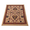 Kazak Rug Handmade Beige Medallion 2x4 ft
