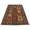 Bakhtiar Area Rug Handmade Multi Floral 3x5 ft