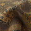 Kazak Rug Handmade Gray Medallion 4x6 ft