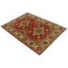 Kazak Rug Handmade Red Medallion 3x5 ft