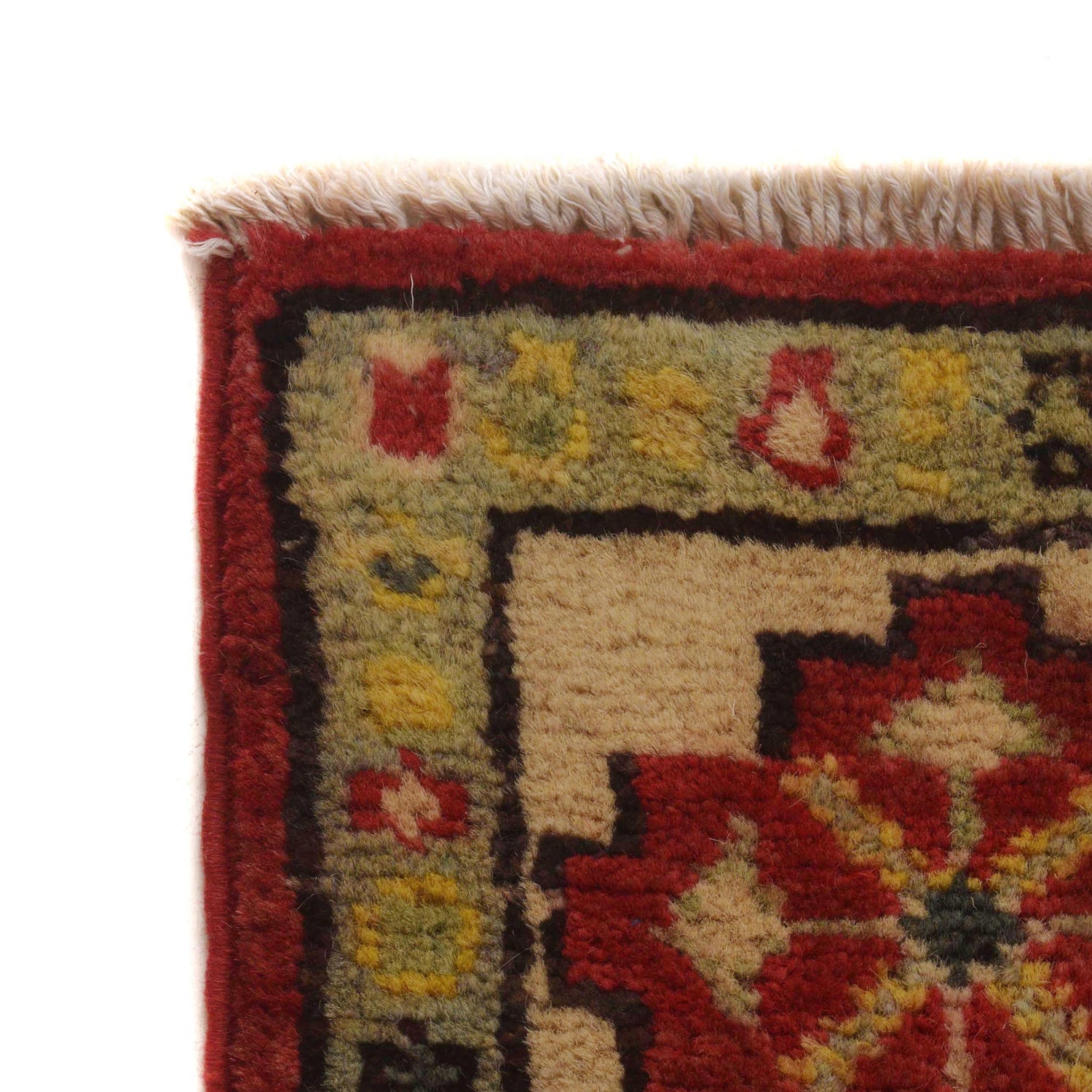 Kazak Rug Handmade Red Medallion 3x5 ft