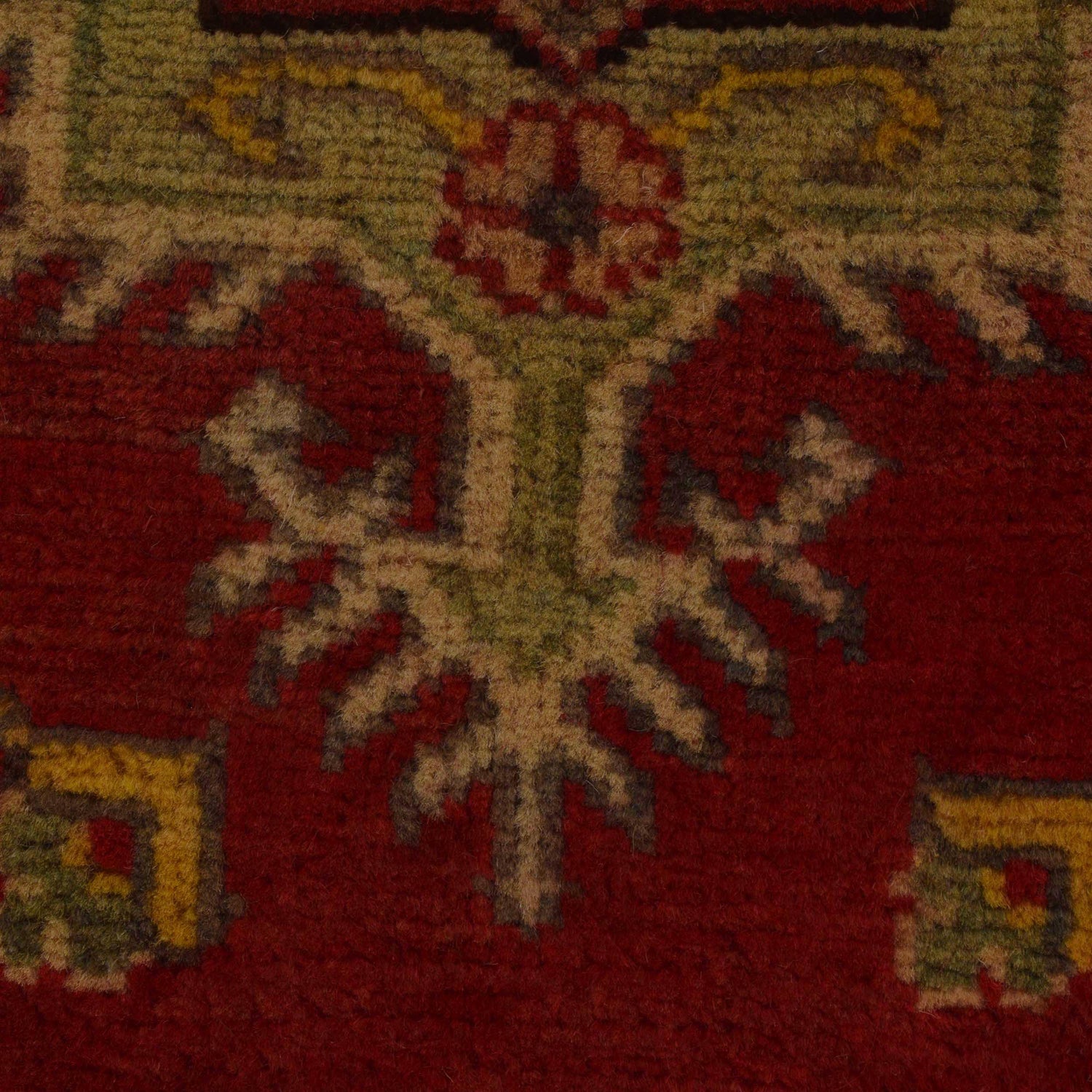 Kazak Rug Handmade Red Medallion 3x5 ft