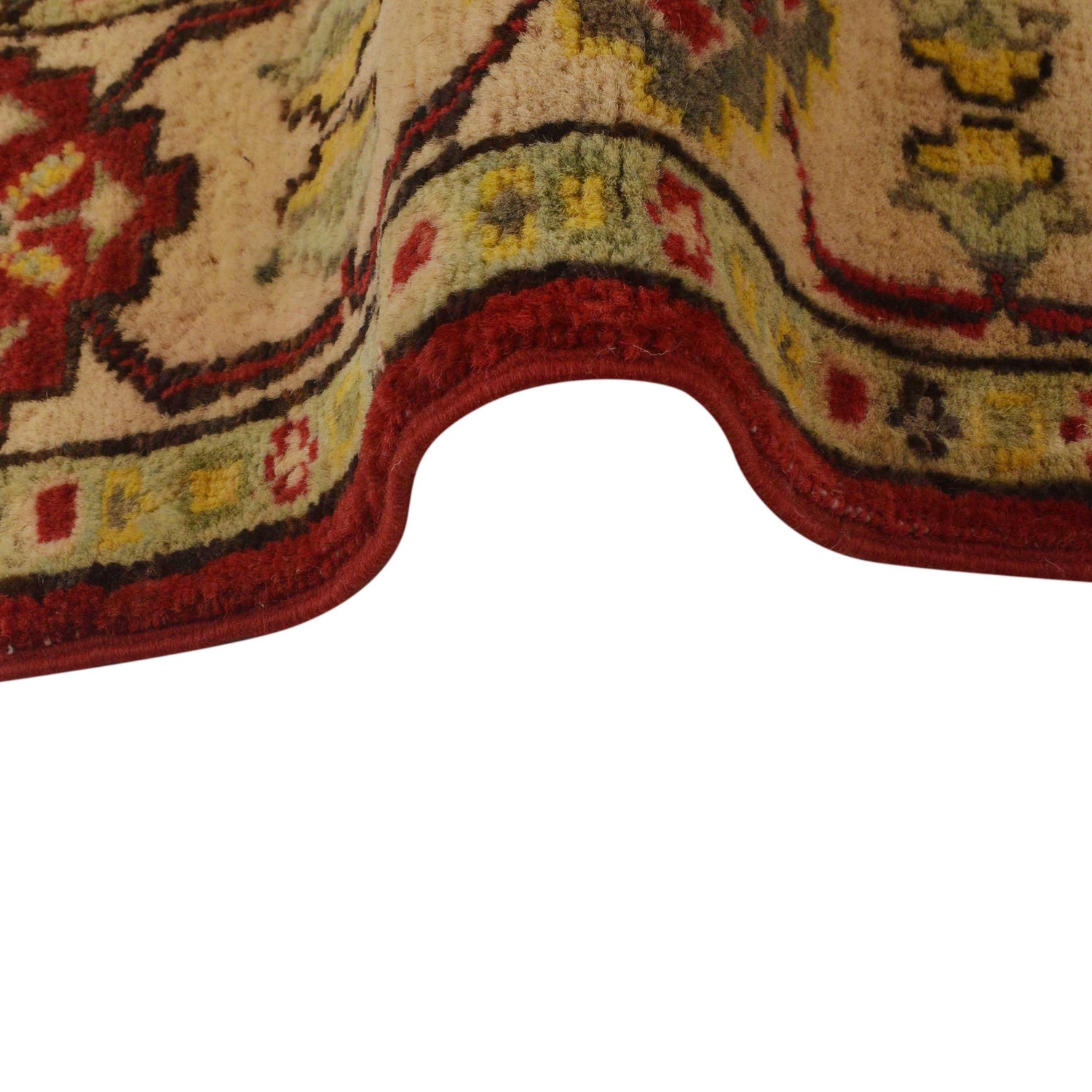 Kazak Rug Handmade Red Medallion 3x5 ft