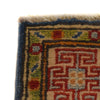 Kazak Rug Handmade Blue Medallion 2x4 ft
