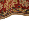 Kazak Rug Handmade Beige Medallion 2x4 ft