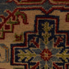 Kazak Rug Handmade Blue Medallion 2x4 ft