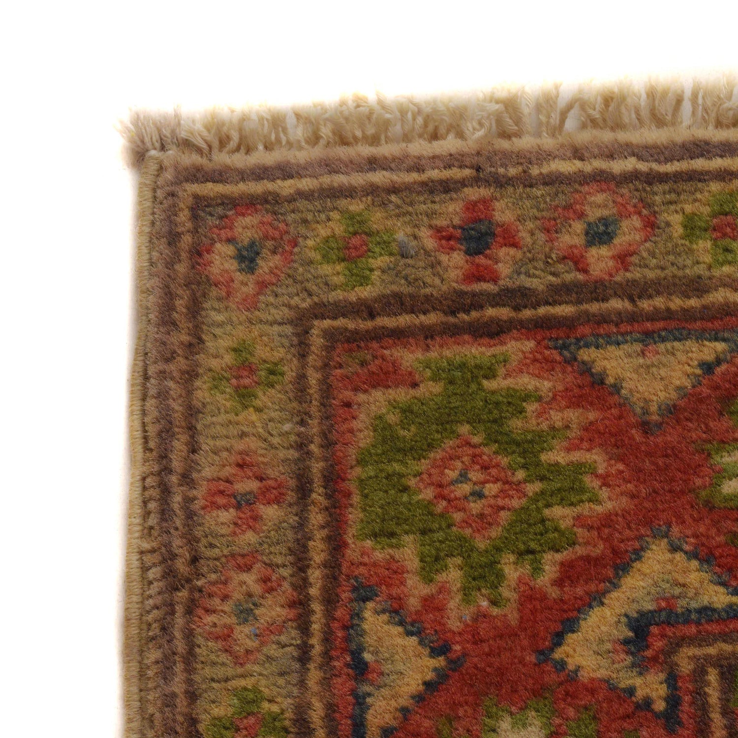Heriz Area Rug Handmade Multi Medallion 3x5 ft