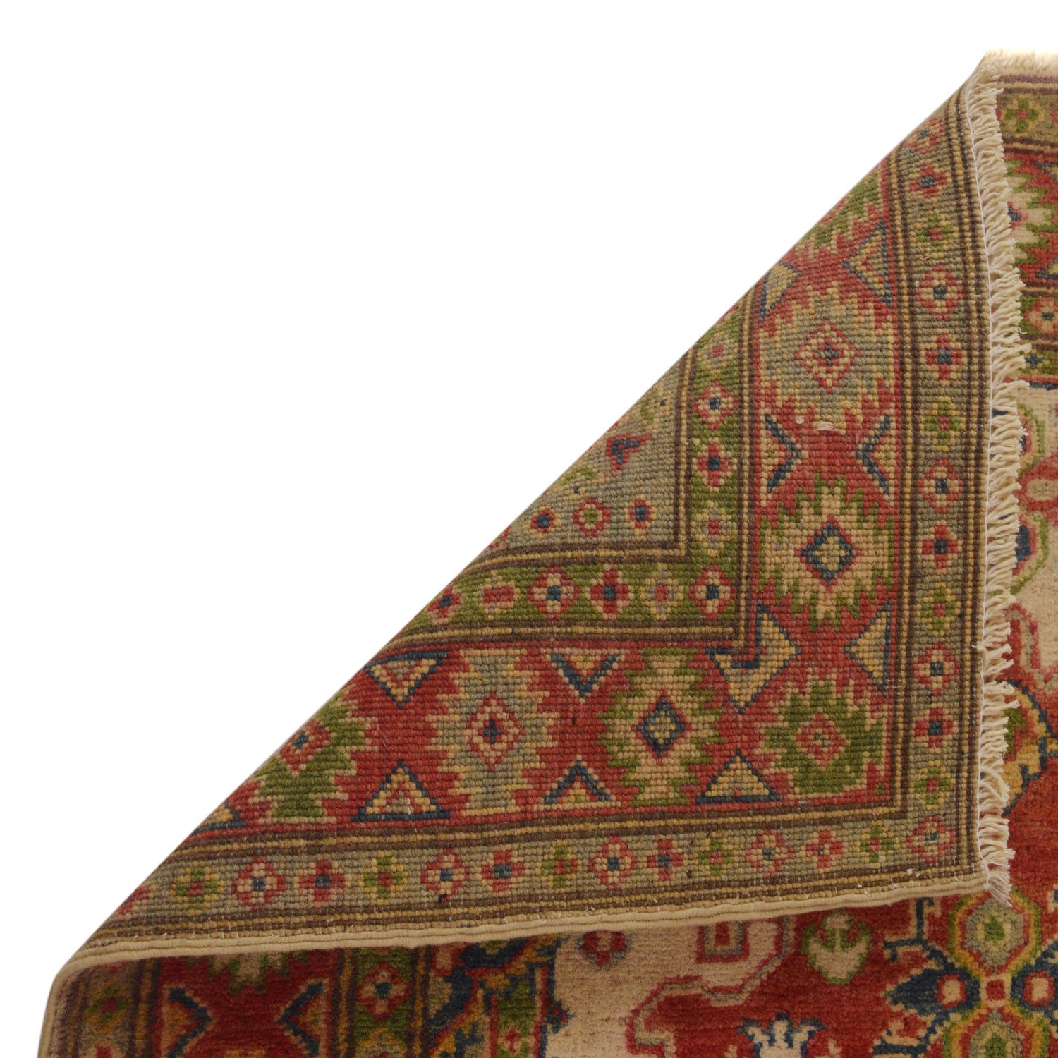 Heriz Area Rug Handmade Multi Medallion 3x5 ft